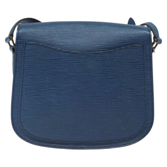 LOUIS VUITTON Epi Saint Cloud GM Shoulder Bag Toledo Blue M52195 LV Auth BA3294 - Picture 2 of 16